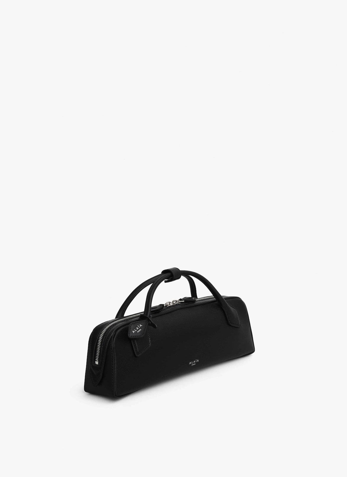 LE TECKEL CLUTCH IN SHINY GOATSKIN ALAÏA BLACK LE TECKEL CLUTCH IN SHINY GOATSKIN